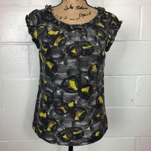 Boden Limited Edition Silk Printed Top size 4